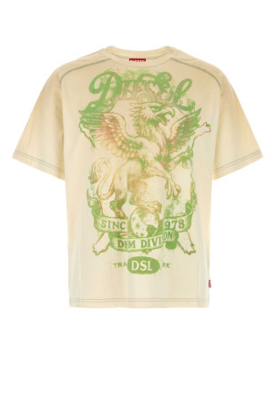 Cream cotton T-Griffo t-shirt DIESEL (A237990SKBK)