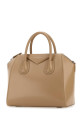 Beige leather small Antigona handbag Gold GIVENCHY (BB5149B00D)
