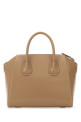 Beige leather small Antigona handbag Gold GIVENCHY (BB5149B00D)