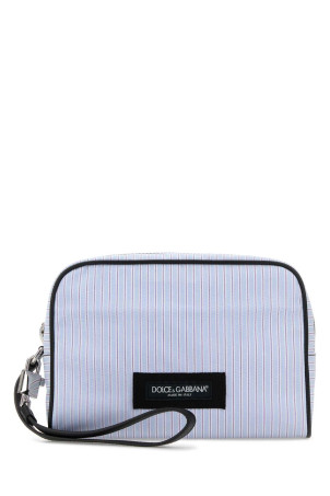 Embroidered poplin clutch DOLCE & GABBANA (BM2500A0390)