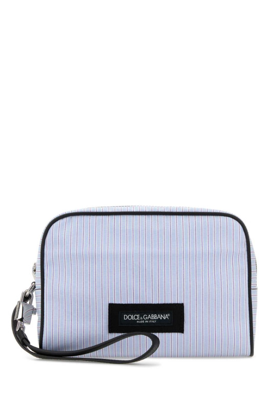 Embroidered poplin clutch DOLCE & GABBANA (BM2500A0390)