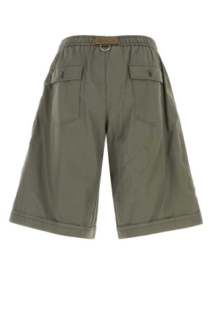 Olive green poplin bermuda shorts DOLCE & GABBANA (GP1F9TFU5YP)