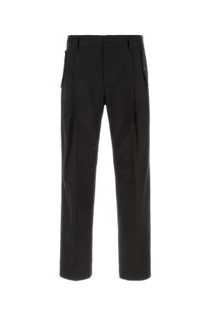 Black stretch cotton pant Black DOLCE & GABBANA (GP1O8TFUFJU)
