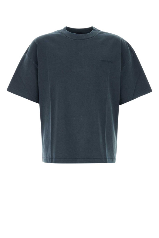 Air force blue cotton S/S Benton T-shirt CARHARTT WIP (I035590)