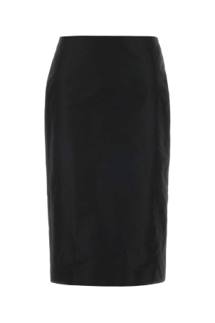Black faille skirt JIL SANDER (J03MA0302J70221)