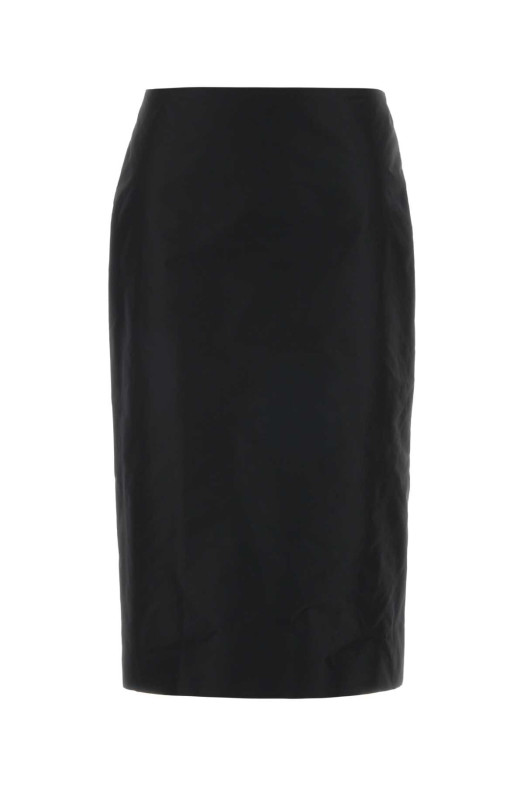 Black faille skirt JIL SANDER (J03MA0302J70221)