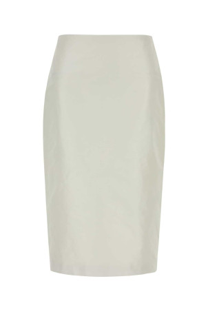 White faille skirt White JIL SANDER (J03MA0302J70221)