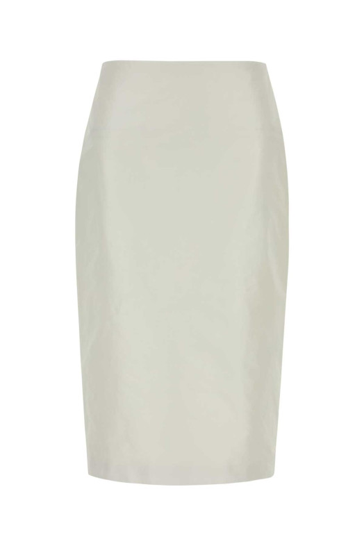 White faille skirt White JIL SANDER (J03MA0302J70221)