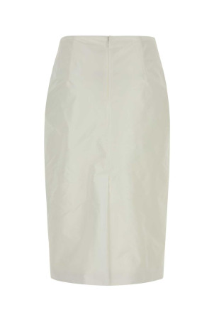 White faille skirt White JIL SANDER (J03MA0302J70221)