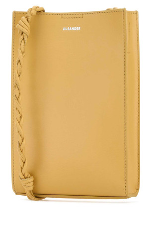 Yellow leather small Tangle shoulder bag JIL SANDER (J07WG0001P5354)