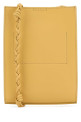 Yellow leather small Tangle shoulder bag JIL SANDER (J07WG0001P5354)