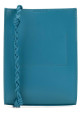 Turquoise leather small Tangle shoulder bag JIL SANDER (J07WG0001P5354)