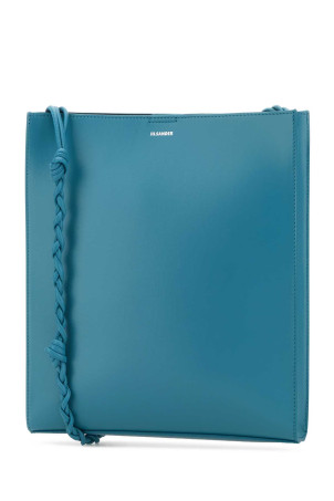 Turquoise leather medium Tangle crossbody bag JIL SANDER (J07WG0023P5354)