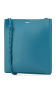 Turquoise leather medium Tangle crossbody bag JIL SANDER (J07WG0023P5354)