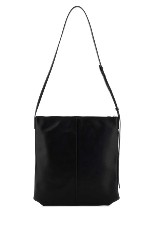 Black leather Linea crossbody bag JIL SANDER (J08WG0063P9046)