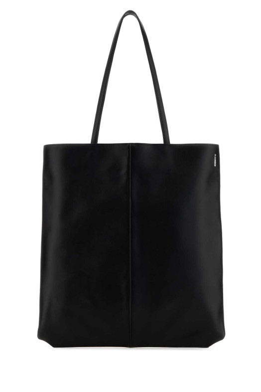 Black leather Linea shopping bag JIL SANDER (J08ZL0008P9046)