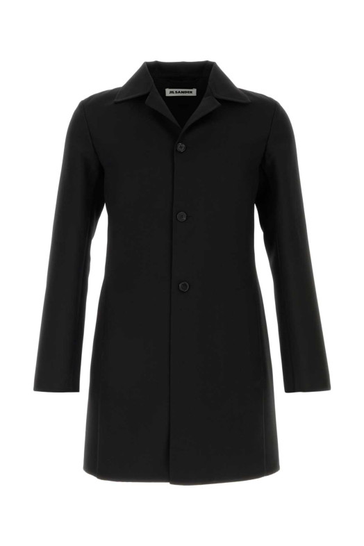 Black wool blend coat JIL SANDER (J21AA0206J40326)