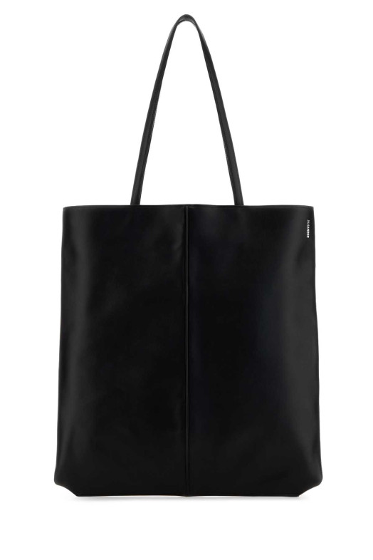 Black leather Linea shopping bag JIL SANDER (J25ZL0007P9046)