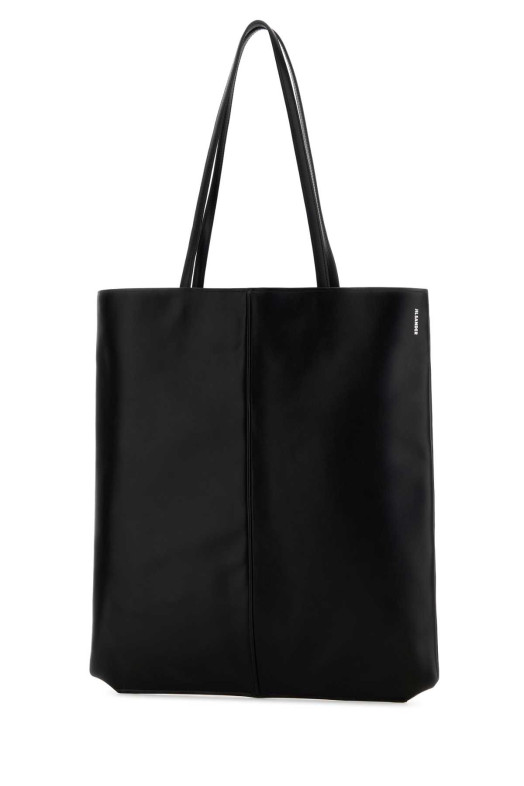 Black leather Linea shopping bag JIL SANDER (J25ZL0007P9046)