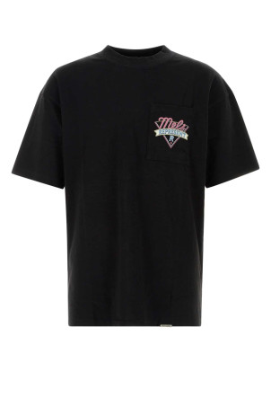 Black cotton oversize t-shirt REPRESENT (MLM100565)