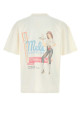 Ivory cotton oversize t-shirt REPRESENT (MLM100565)
