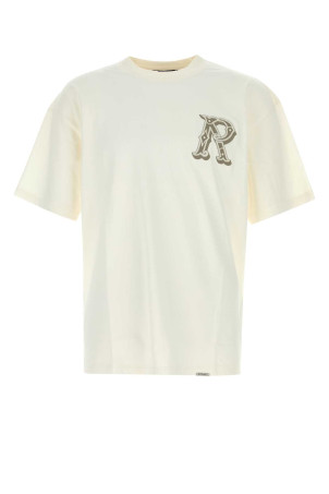 Ivory cotton oversize t-shirt REPRESENT (MLM100595)