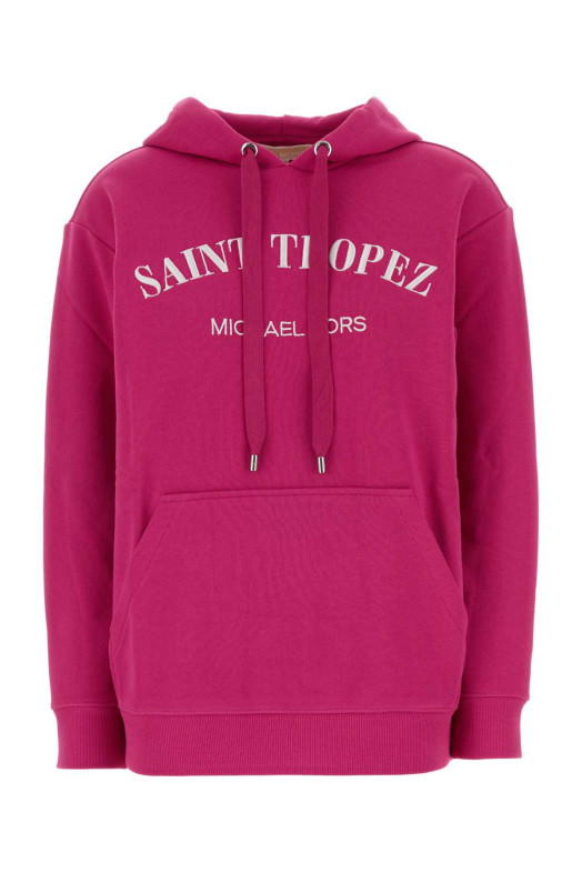 Fuchsia cotton sweatshirt MICHAEL BY MICHAEL KORS (MS6520W4MY)