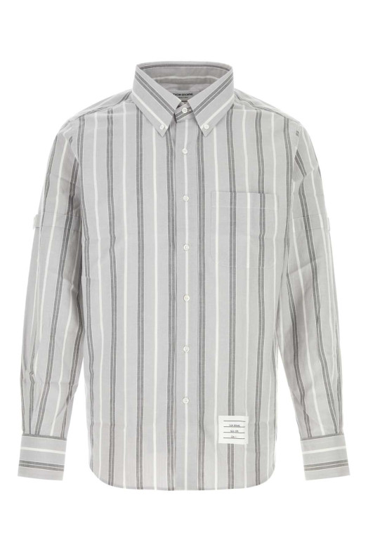 Embroidered cotton shirt THOM BROWNE (MWL437OF1157)