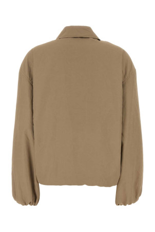Beige polyester jacket Beige LOEWE (S540Y02XD3)