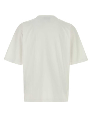 White cotton oversize t-shirt White DSQUARED (S71GD1649D20033)