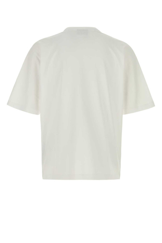 White cotton oversize t-shirt White DSQUARED (S71GD1649D20033)