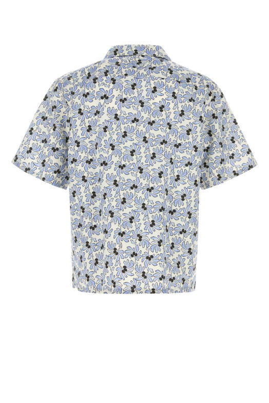 Printed poplin shirt PRADA (UCS414SUMO19GU)