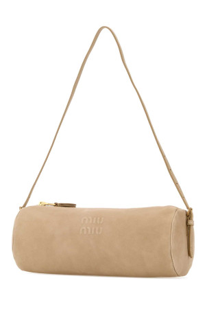 Sand nappa leather shoulder bag MIU MIU (5NE851AEFX)