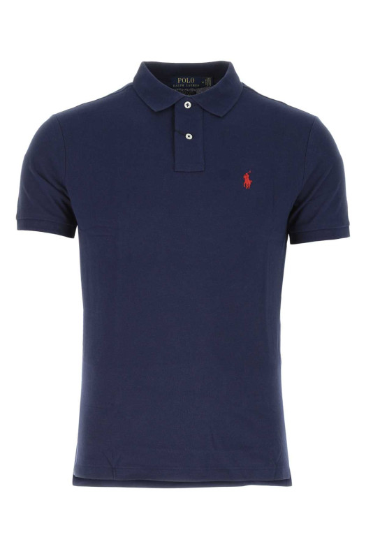 Navy blue piquet polo shirt POLO RALPH LAUREN (710782592)