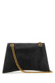 Black leather medium Crush shoulder bag Black BALENCIAGA (785602210IT)