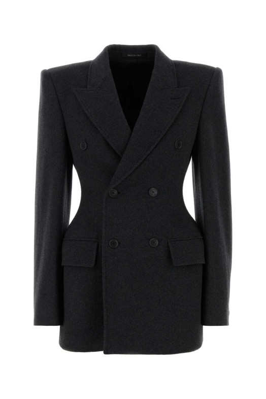 Charcoal cashmere blend blazer BALENCIAGA (794461TTU19)