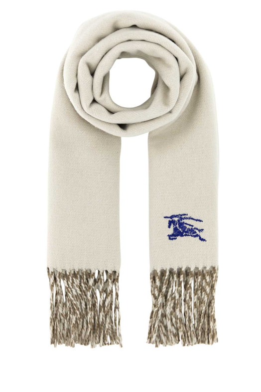 Ivory cashmere reversible scarf BURBERRY (8109552)
