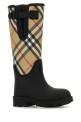 Printed rubber Marsh Stamp boots Black BURBERRY (8111677)
