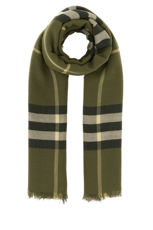 Embroidered wool scarf BURBERRY (8112491)