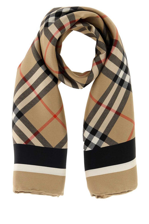 Printed silk foulard BURBERRY (8113048)
