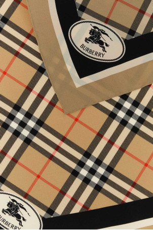 Printed silk foulard BURBERRY (8113048)