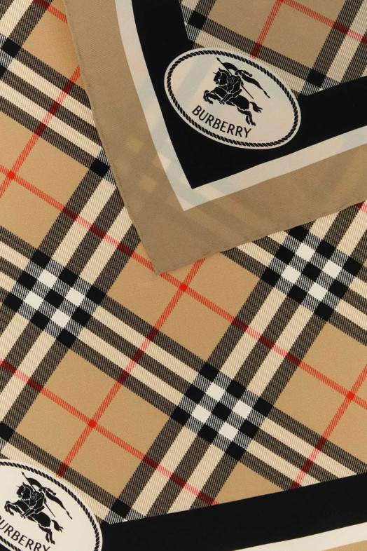 Printed silk foulard BURBERRY (8113048)