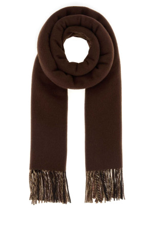 Brown cashmere reversible scarf BURBERRY (8113931)