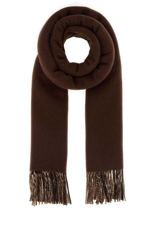 Brown cashmere reversible scarf BURBERRY (8113931)