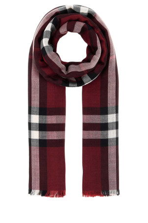 Embroidered wool blend scarf BURBERRY (8114101)