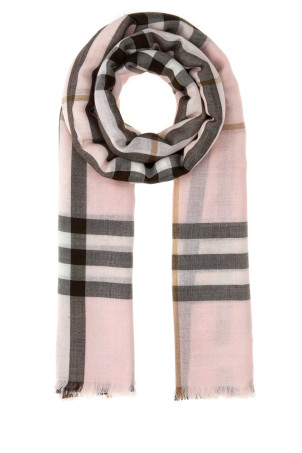 Embroidered wool blend scarf BURBERRY (8116747)