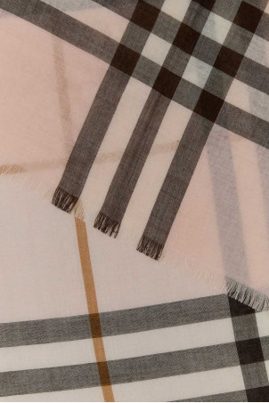 Embroidered wool blend scarf BURBERRY (8116747)