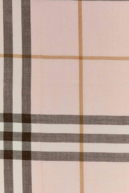 Embroidered wool blend scarf BURBERRY (8116747)