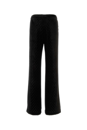 Black stretch velvet pant Black GUCCI (860769ZAUS4)