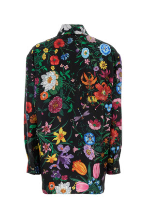 Printed twill shirt GUCCI (864570ZAUU8)